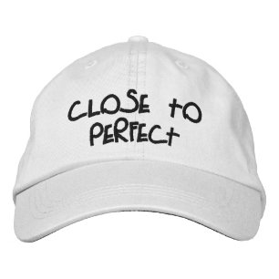 Bordada gorra ajustable personalizado "cercano a la perfec