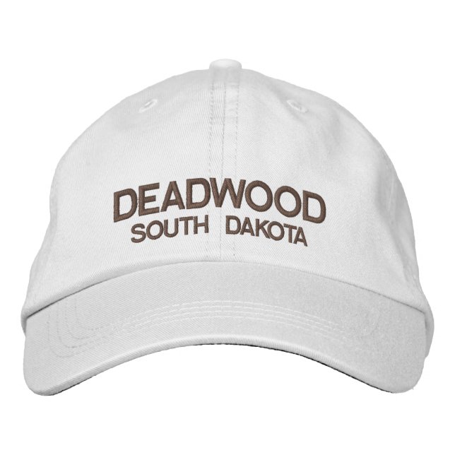 Bordada Gorra ajustable personalizado Dakota del Sur de (Anverso)