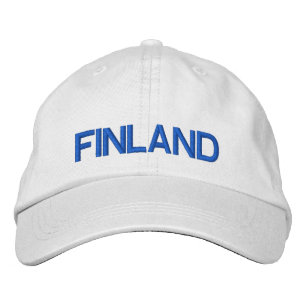 Bordada Gorra ajustable personalizado de Finlandia*