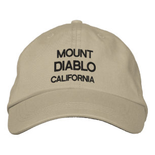 Bordada Gorra ajustable personalizado de Mount Diablo