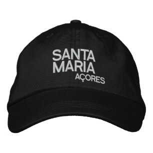Bordada Gorra ajustable Santa Maria Azores