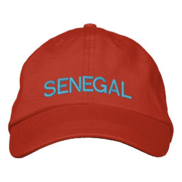 Bordada Gorra ajustable Senegal