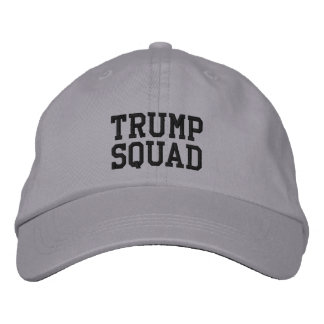 Bordada Gorra ajustable Trump Squad