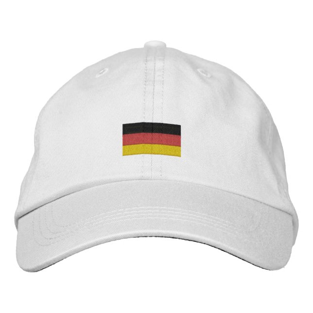 Bordada Gorra alemán - Bandera alemana (Anverso)