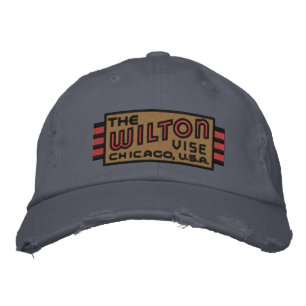 Bordada Gorra alterado con el logotipo Wilton Vise origina