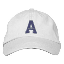 Bordada Gorra americano del equipo universitario de la