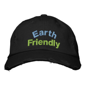 Bordada Gorra amigable con la Tierra