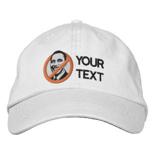 Bordada Gorra anti-Obama bordado