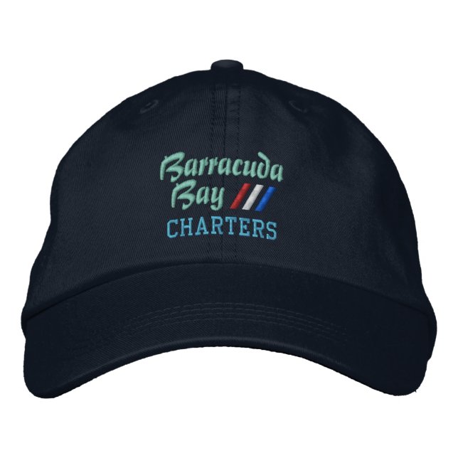 Bordada gorra BARRACUDA BAY (Anverso)