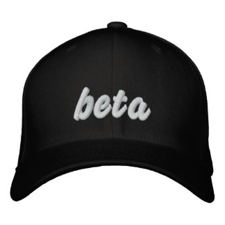 Bordada Gorra beta para blk