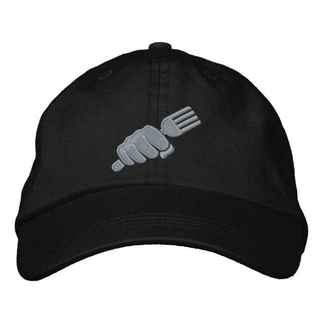 Bordada Gorra Blanco de la Revolución Metabólica (Anverso)