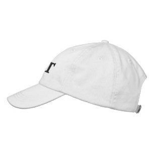 Bordada Gorra blanco simple clásico del club de golf perso