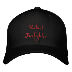 Bordada Gorra bordado bombero jubilado