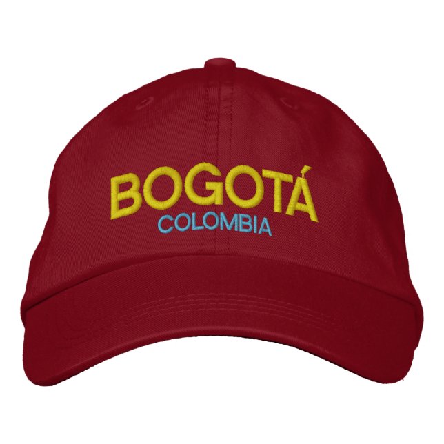 Bordada Gorra bordado Colombia de Bogotá (Anverso)