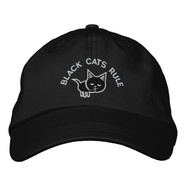 Bordada Gorra bordado de Cat Lover (Anverso)