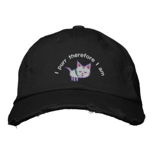 Bordada Gorra bordado de Cat Lover