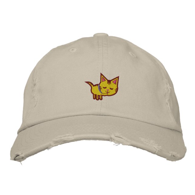 Bordada Gorra bordado de Cat Lover (Anverso)