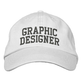 Bordada Gorra bordado de diseñador gráfico