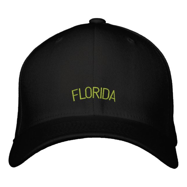 Bordada Gorra bordado de Florida (Anverso)