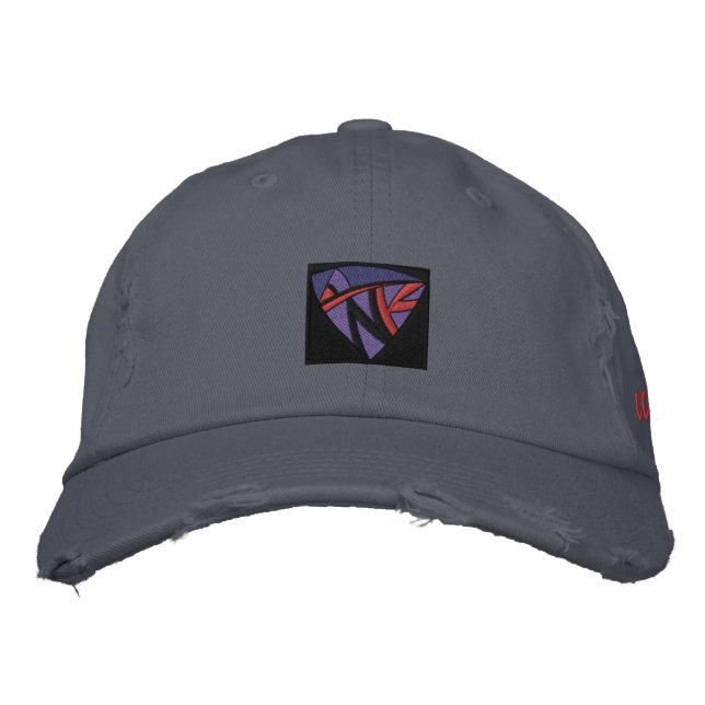 Bordada gorra bordado de guerreros (Anverso)