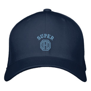 Bordada Gorra bordado de Super Dad