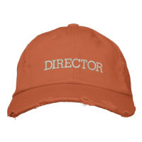 Gorra bordado del director