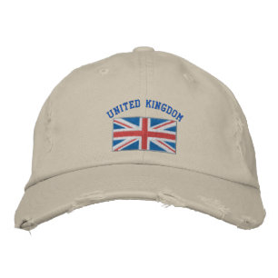 Bordada Gorra bordado del Reino Unido