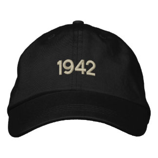 Bordada gorra bordado en 1942