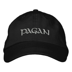 Bordada Gorra bordado pagano - letras plateadas