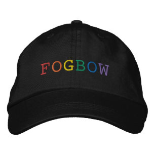 Bordada Gorra bordado palabra de Fogbow