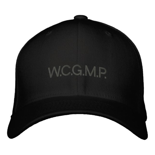 Bordada Gorra bordado W.C.G.M.P. - oscuro (Anverso)