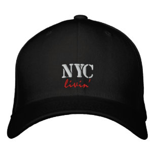 Bordada Gorra borrosa de NYC vivo/Gorra