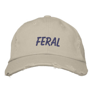 Bordada Gorra borrosa "Feral"