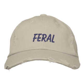 Bordada Gorra borrosa "Feral"
