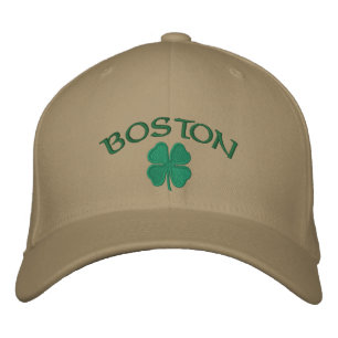 Bordada Gorra Boston Shamrock