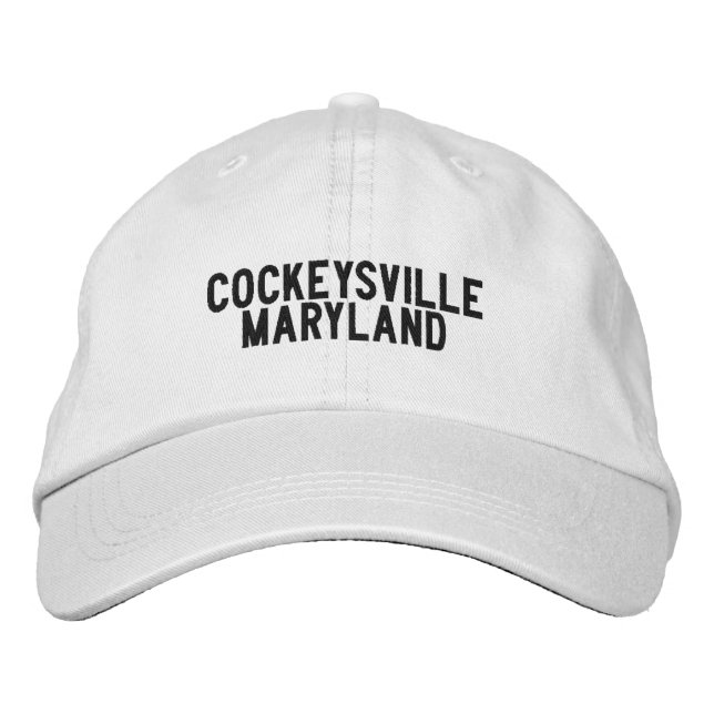 Bordada Gorra Cockeysville Maryland (Anverso)