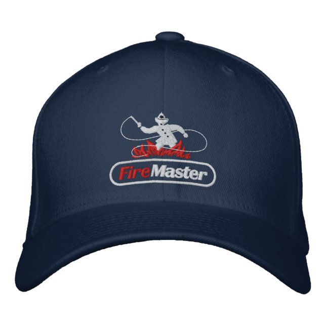 Bordada Gorra con barniz de Flexfit FireMaster (Anverso)