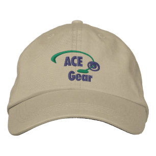 Bordada Gorra con barrido de arce verde y azul