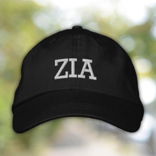 Bordada Gorra con bordado de Zia para Tía Italiana