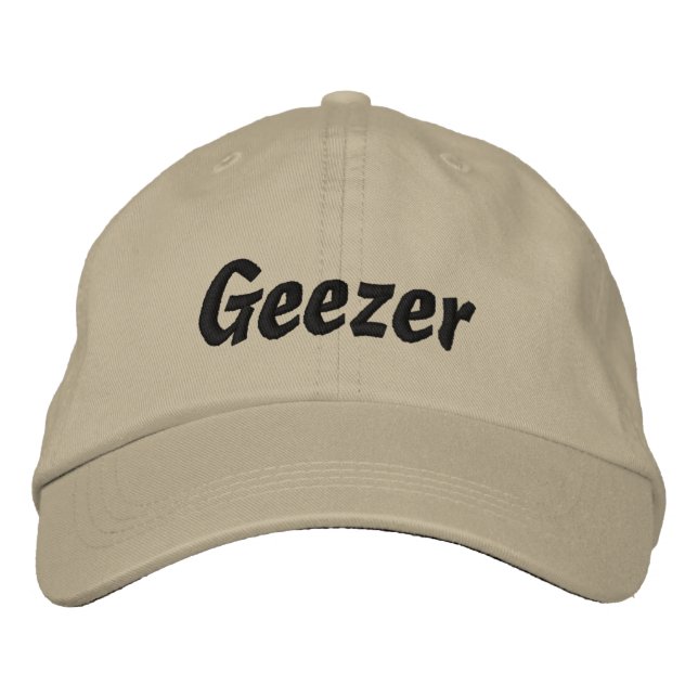 Bordada Gorra con bordado geezer / Gorra (Anverso)