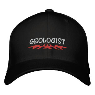 Bordada Gorra con bordado geólogo