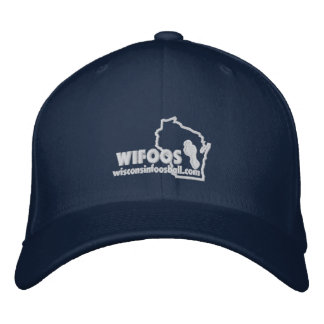 Bordada Gorra con el logotipo de esquema blanco clásico