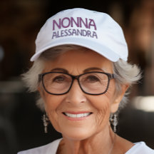 Gorra con embargo personalizado de Nonna