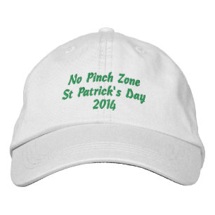 Bordada Gorra con fecha del Día de San Patricio
