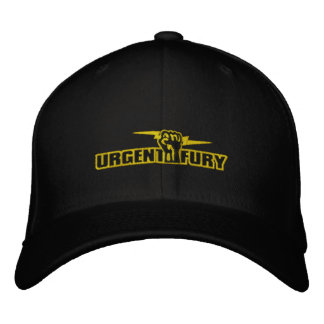 Bordada Gorra con ironía y furia urgente