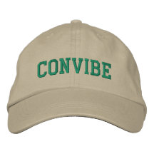 Gorra Convibe - Verde sobre lienzo