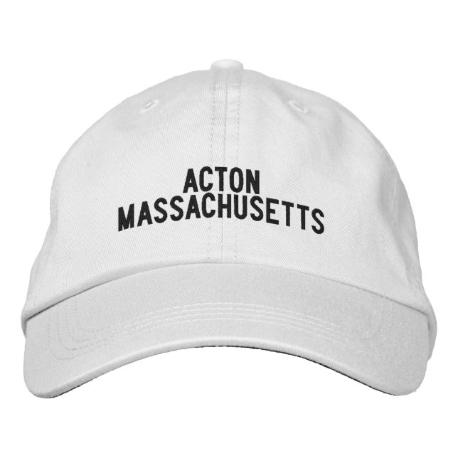 Bordada Gorra de Acton Massachusetts (Anverso)