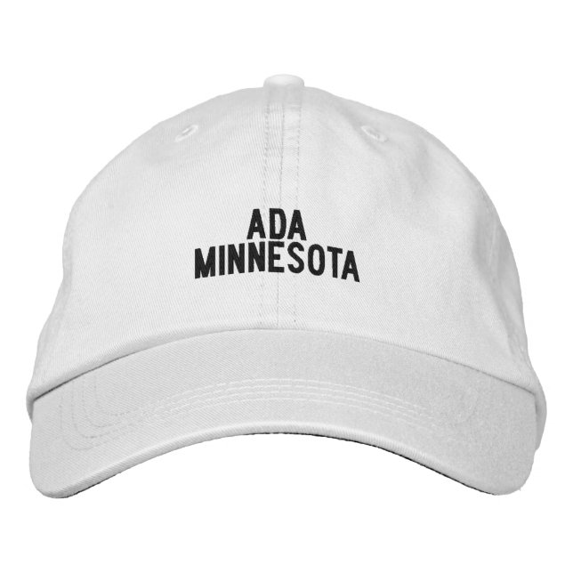 Bordada Gorra de Ada Minnesota (Anverso)