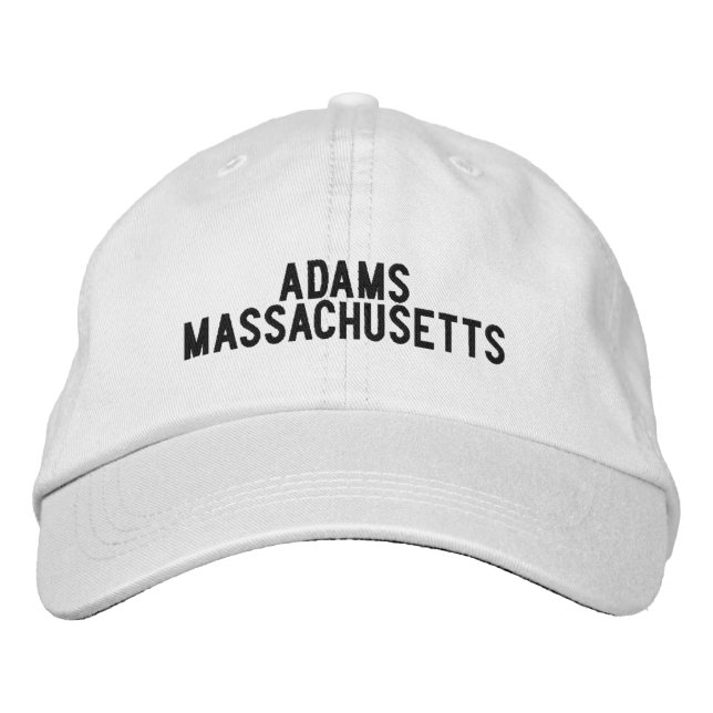 Bordada Gorra de Adams Massachusetts (Anverso)