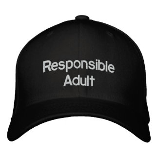 Bordada Gorra de Adultos Responsable